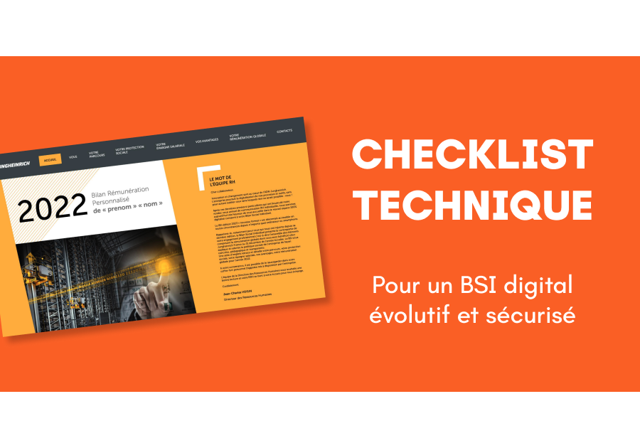 Checklist technique BSI digital